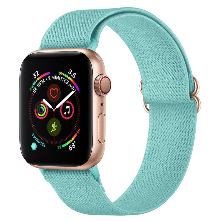 สายรัดนาฬิกาโพลีเอสเตอร์ไนลอน สำหรับ Apple Watch Series, 7 41 มม. / 6&SE&5&4 40 มม. / 3&2&1 38 มม., 7 45 มม. / 6&SE&5&4 44 มม. / 3&2&1 42 มม.