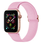 สายรัดนาฬิกาโพลีเอสเตอร์ไนลอน สำหรับ Apple Watch Series, 7 41 มม. / 6&SE&5&4 40 มม. / 3&2&1 38 มม., 7 45 มม. / 6&SE&5&4 44 มม. / 3&2&1 42 มม.
