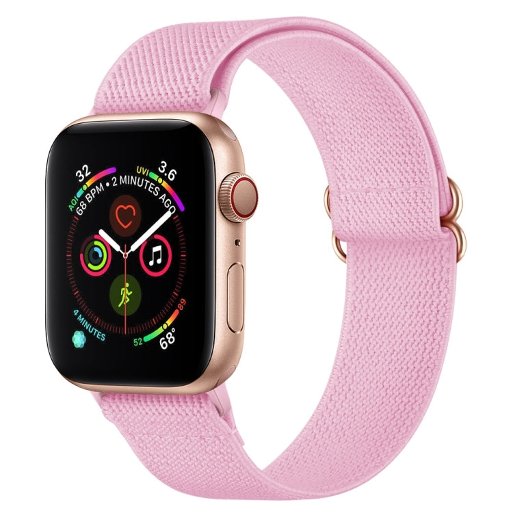 สายรัดนาฬิกาโพลีเอสเตอร์ไนลอน สำหรับ Apple Watch Series, 7 41 มม. / 6&SE&5&4 40 มม. / 3&2&1 38 มม., 7 45 มม. / 6&SE&5&4 44 มม. / 3&2&1 42 มม.