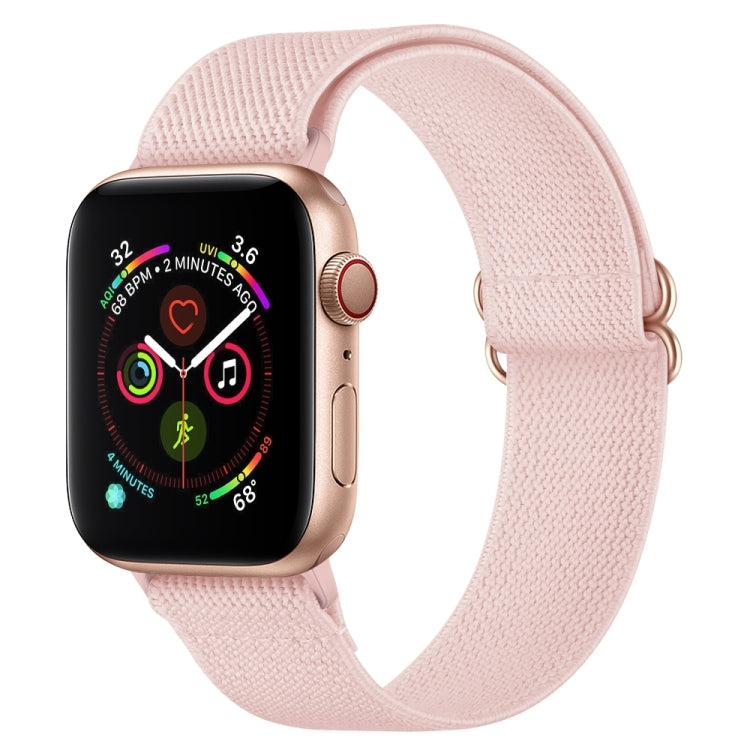 สายรัดนาฬิกาโพลีเอสเตอร์ไนลอน สำหรับ Apple Watch Series, 7 41 มม. / 6&SE&5&4 40 มม. / 3&2&1 38 มม., 7 45 มม. / 6&SE&5&4 44 มม. / 3&2&1 42 มม.