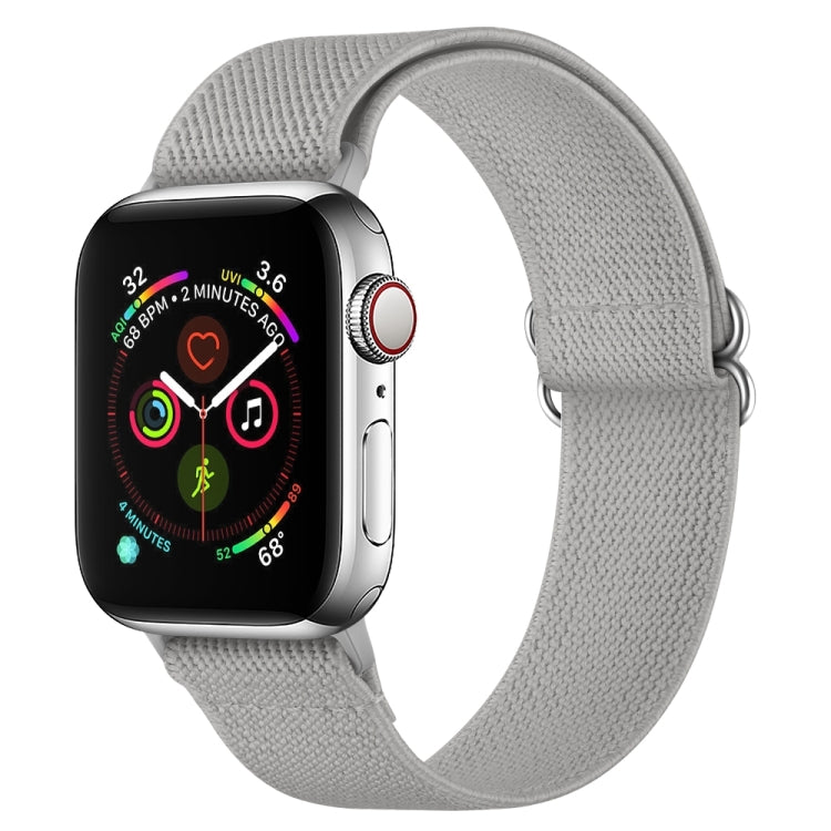 สายรัดนาฬิกาโพลีเอสเตอร์ไนลอน สำหรับ Apple Watch Series, 7 41 มม. / 6&SE&5&4 40 มม. / 3&2&1 38 มม., 7 45 มม. / 6&SE&5&4 44 มม. / 3&2&1 42 มม.
