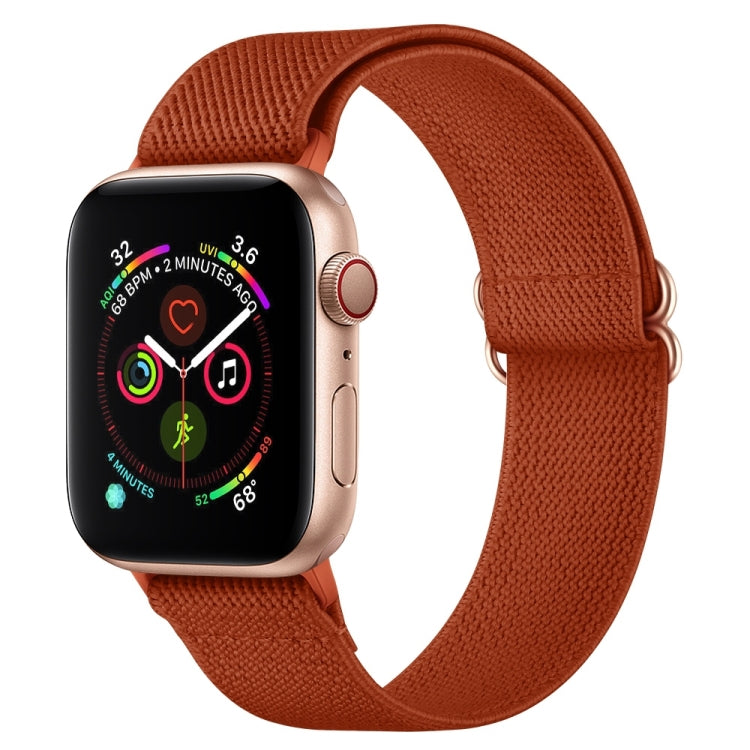 สายรัดนาฬิกาโพลีเอสเตอร์ไนลอน สำหรับ Apple Watch Series, 7 41 มม. / 6&SE&5&4 40 มม. / 3&2&1 38 มม., 7 45 มม. / 6&SE&5&4 44 มม. / 3&2&1 42 มม.
