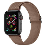 สายรัดนาฬิกาโพลีเอสเตอร์ไนลอน สำหรับ Apple Watch Series, 7 41 มม. / 6&SE&5&4 40 มม. / 3&2&1 38 มม., 7 45 มม. / 6&SE&5&4 44 มม. / 3&2&1 42 มม.