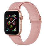 สายรัดนาฬิกาโพลีเอสเตอร์ไนลอน สำหรับ Apple Watch Series, 7 41 มม. / 6&SE&5&4 40 มม. / 3&2&1 38 มม., 7 45 มม. / 6&SE&5&4 44 มม. / 3&2&1 42 มม.