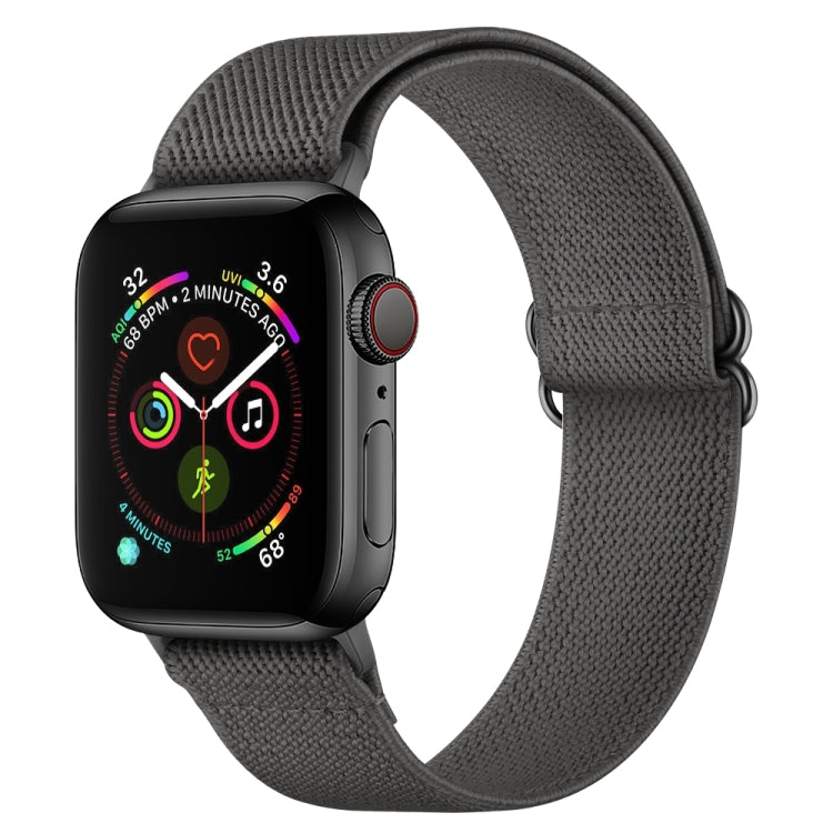 สายรัดนาฬิกาโพลีเอสเตอร์ไนลอน สำหรับ Apple Watch Series, 7 41 มม. / 6&SE&5&4 40 มม. / 3&2&1 38 มม., 7 45 มม. / 6&SE&5&4 44 มม. / 3&2&1 42 มม.