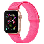 สายรัดนาฬิกาโพลีเอสเตอร์ไนลอน สำหรับ Apple Watch Series, 7 41 มม. / 6&SE&5&4 40 มม. / 3&2&1 38 มม., 7 45 มม. / 6&SE&5&4 44 มม. / 3&2&1 42 มม.