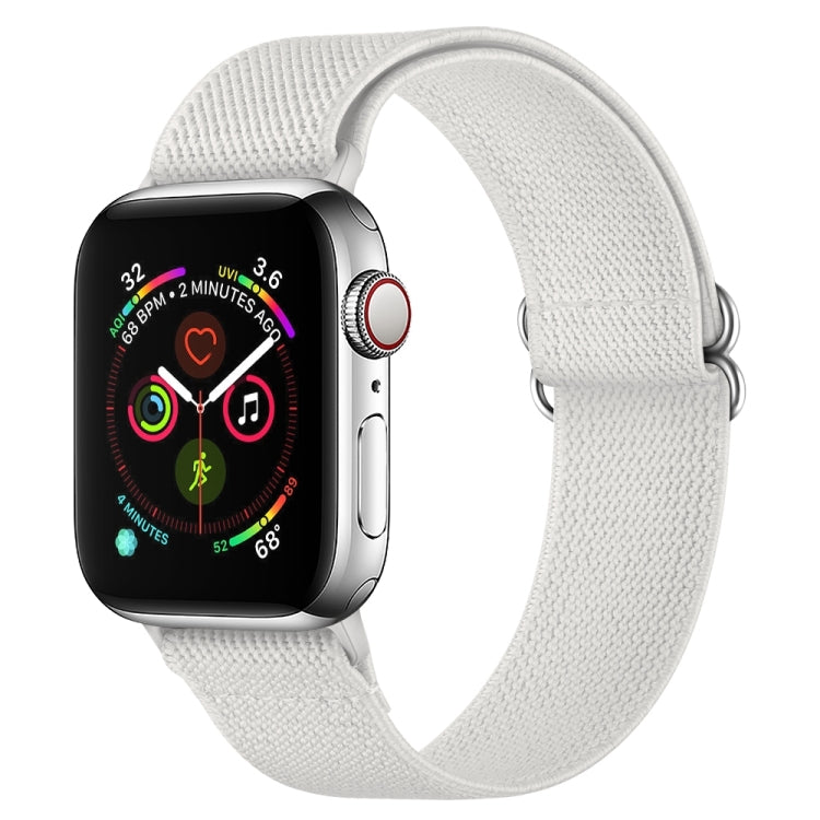 สายรัดนาฬิกาโพลีเอสเตอร์ไนลอน สำหรับ Apple Watch Series, 7 41 มม. / 6&SE&5&4 40 มม. / 3&2&1 38 มม., 7 45 มม. / 6&SE&5&4 44 มม. / 3&2&1 42 มม.