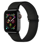 สายรัดนาฬิกาโพลีเอสเตอร์ไนลอน สำหรับ Apple Watch Series, 7 41 มม. / 6&SE&5&4 40 มม. / 3&2&1 38 มม., 7 45 มม. / 6&SE&5&4 44 มม. / 3&2&1 42 มม.