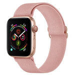 สายรัดนาฬิกาโพลีเอสเตอร์ไนลอน สำหรับ Apple Watch Series, 7 41 มม. / 6&SE&5&4 40 มม. / 3&2&1 38 มม., 7 45 มม. / 6&SE&5&4 44 มม. / 3&2&1 42 มม.