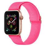 สายรัดนาฬิกาโพลีเอสเตอร์ไนลอน สำหรับ Apple Watch Series, 7 41 มม. / 6&SE&5&4 40 มม. / 3&2&1 38 มม., 7 45 มม. / 6&SE&5&4 44 มม. / 3&2&1 42 มม.