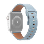 สายรัดนาฬิกาหนังวัวหัวเข็มขัดผีเสื้อ สำหรับ Apple Watch Series, 7 41 มม. / 6&SE&5&4 40 มม. / 3&2&1 38 มม., 7 45 มม. / 6&SE&5&4 44 มม. / 3&2&1 42 มม.