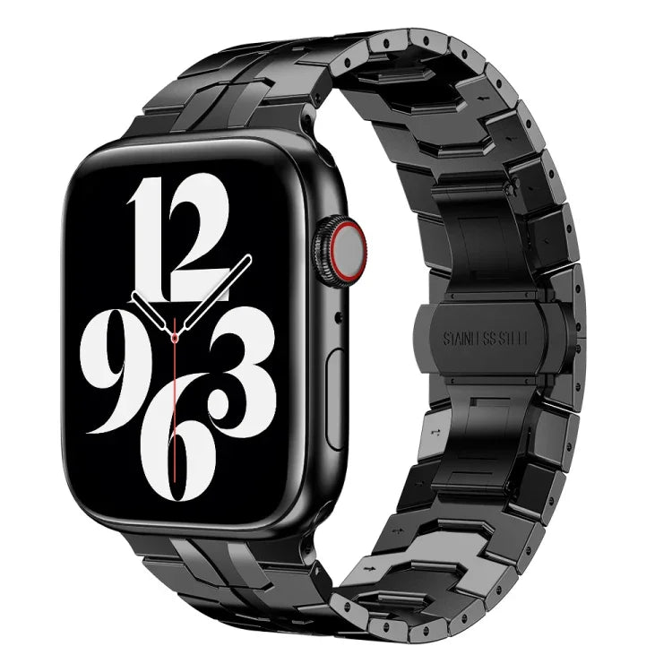 สายรัดนาฬิกาเหล็ก สำหรับ Apple Watch Series, 7 41 มม. / 6&SE&5&4 40 มม. / 3&2&1 38 มม., 7 45 มม. / 6&SE&5&4 44 มม. / 3&2&1 42 มม.