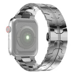 สายรัดนาฬิกาเหล็ก สำหรับ Apple Watch Series, 7 41 มม. / 6&SE&5&4 40 มม. / 3&2&1 38 มม., 7 45 มม. / 6&SE&5&4 44 มม. / 3&2&1 42 มม.