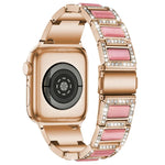 สายรัดนาฬิกาโลหะโอปอล 22 มม. สำหรับ Apple Watch Series, 7 41 มม. / 6&SE&5&4 40 มม. / 3&2&1 38 มม., 7 45 มม. / 6&SE&5&4 44 มม. / 3&2&1 42 มม.