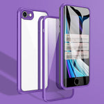 Double-sided Glass TPU Phone Case, For iPhone SE 2022 / SE 2020 / 7 / 8