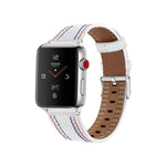 สายรัดนาฬิกาหนังสามเส้น สำหรับ Apple Watch Series, 7 41 มม. / 6&SE&5&4 40 มม. / 3&2&1 38 มม., 7 45 มม. / 6&SE&5&4 44 มม. / 3&2&1 42 มม.
