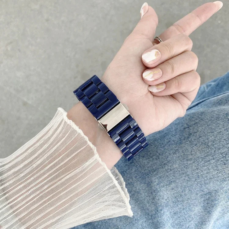 สายรัดนาฬิกาสีลูกกวาดสามเม็ด สำหรับ Apple Watch Series, 7 41 มม. / 6&SE&5&4 40 มม. / 3&2&1 38 มม., 7 45 มม. / 6&SE&5&4 44 มม. / 3&2&1 42 มม.
