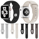 สายรัดนาฬิกาซิลิโคนลายลายเสือดาว สำหรับ Apple Watch Series, 7 41 มม. / 6&SE&5&4 40 มม. / 3&2&1 38 มม., 7 45 มม. / 6&SE&5&4 44 มม. / 3&2&1 42 มม.