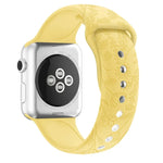 สายรัดนาฬิกาซิลิโคนลายผีเสื้อรักดอกไม้ สำหรับ Apple Watch Series, 7 41 มม. / 6&SE&5&4 40 มม. / 3&2&1 38 มม.