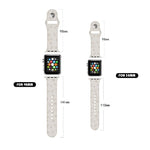 สายรัดนาฬิกาซิลิโคนลายรอยเท้าสุนัข สำหรับ Apple Watch Series, 7 41 มม. / 6&SE&5&4 40 มม. / 3&2&1 38 มม., 7 45 มม. / 6&SE&5&4 44 มม. / 3&2&1 42 มม.