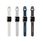 สายรัดนาฬิกาซิลิโคนลายรอยเท้าสุนัข สำหรับ Apple Watch Series, 7 41 มม. / 6&SE&5&4 40 มม. / 3&2&1 38 มม., 7 45 มม. / 6&SE&5&4 44 มม. / 3&2&1 42 มม.