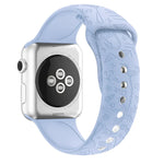 สายรัดนาฬิกาซิลิโคนลายฟลามิงโก สำหรับ Apple Watch Series, 7 41 มม. / 6&SE&5&4 40 มม. / 3&2&1 38 มม., 7 45 มม. / 6&SE&5&4 44 มม. / 3&2&1 42 มม.