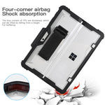 เคสแล็ปท็อปสายรัดมืออะคริลิกใส สำหรับ MicroSoft Surface Pro 8, สำหรับ MicroSoft Surface Pro 4 / 5 / 6 / 7 / 7+, สำหรับ MicroSoft Surface Go 1 / 2 / 3