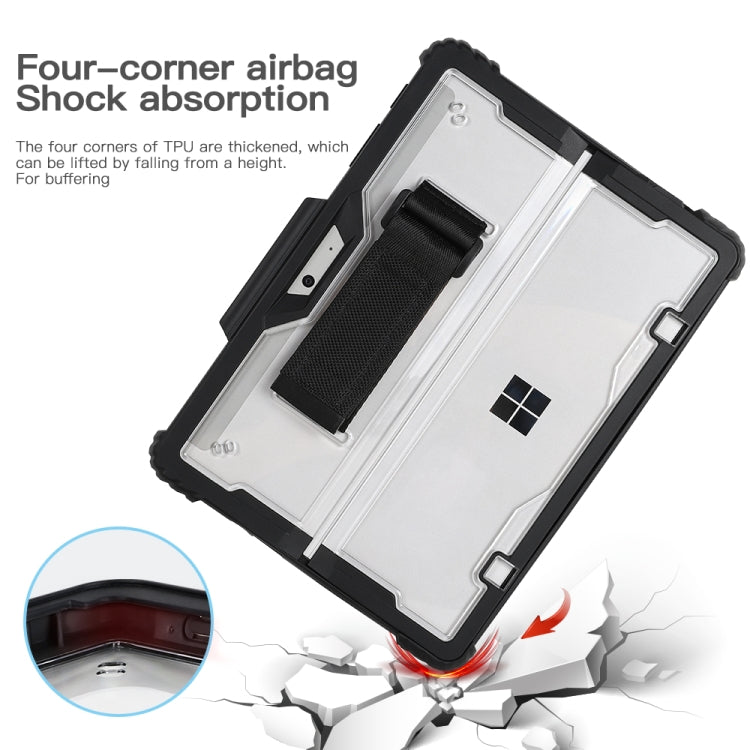 เคสแล็ปท็อปสายรัดมืออะคริลิกใส สำหรับ MicroSoft Surface Pro 8, สำหรับ MicroSoft Surface Pro 4 / 5 / 6 / 7 / 7+, สำหรับ MicroSoft Surface Go 1 / 2 / 3