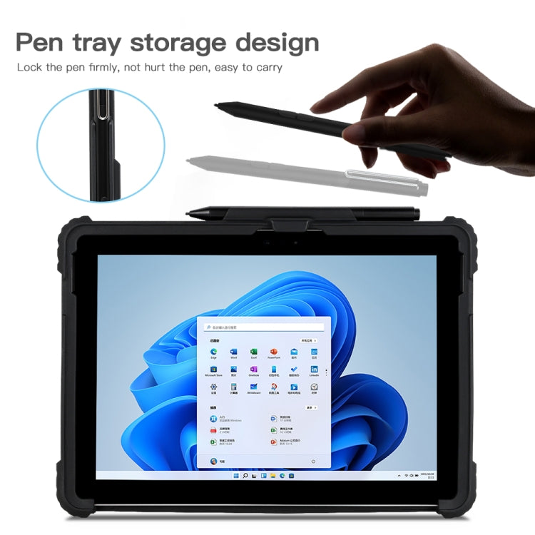 เคสแล็ปท็อปสายรัดไหล่อะคริลิกใส สำหรับ MicroSoft Surface Pro 8, สำหรับ MicroSoft Surface Pro 4 / 5 / 6 / 7 / 7+, สำหรับ MicroSoft Surface Go 1 / 2 / 3