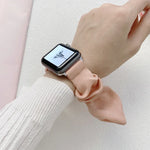 สายรัดนาฬิกาผ้ายืดแบบห่วงเดี่ยว สำหรับ Apple Watch Series, 7 41 มม. / 6&SE&5&4 40 มม. / 3&2&1 38 มม., 7 45 มม. / 6&SE&5&4 44 มม. / 3&2&1 42 มม.