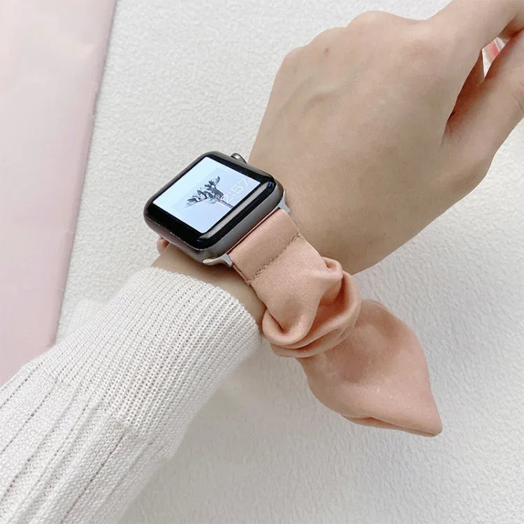 สายรัดนาฬิกาผ้ายืดแบบห่วงเดี่ยว สำหรับ Apple Watch Series, 7 41 มม. / 6&SE&5&4 40 มม. / 3&2&1 38 มม., 7 45 มม. / 6&SE&5&4 44 มม. / 3&2&1 42 มม.