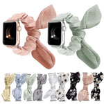สายรัดนาฬิกาผ้ายืดแบบห่วงเดี่ยว สำหรับ Apple Watch Series, 7 41 มม. / 6&SE&5&4 40 มม. / 3&2&1 38 มม., 7 45 มม. / 6&SE&5&4 44 มม. / 3&2&1 42 มม.