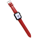 สายรัดนาฬิกาหนังเงางาม สำหรับ Apple Watch Series, 7 41 มม. / 6&SE&5&4 40 มม. / 3&2&1 38 มม., 7 45 มม. / 6&SE&5&4 44 มม. / 3&2&1 42 มม.