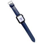 สายรัดนาฬิกาหนังเงางาม สำหรับ Apple Watch Series, 7 41 มม. / 6&SE&5&4 40 มม. / 3&2&1 38 มม., 7 45 มม. / 6&SE&5&4 44 มม. / 3&2&1 42 มม.