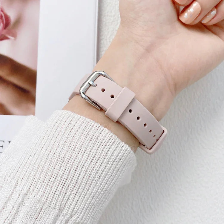 สายซิลิโคนขนาดเอวเล็กสำหรับ Apple Watch Series, 7 41mm / 6&SE&5&4 40mm / 3&2&1 38mm, 7 45mm / 6&SE&5&4 44mm / 3&2&1 42mm