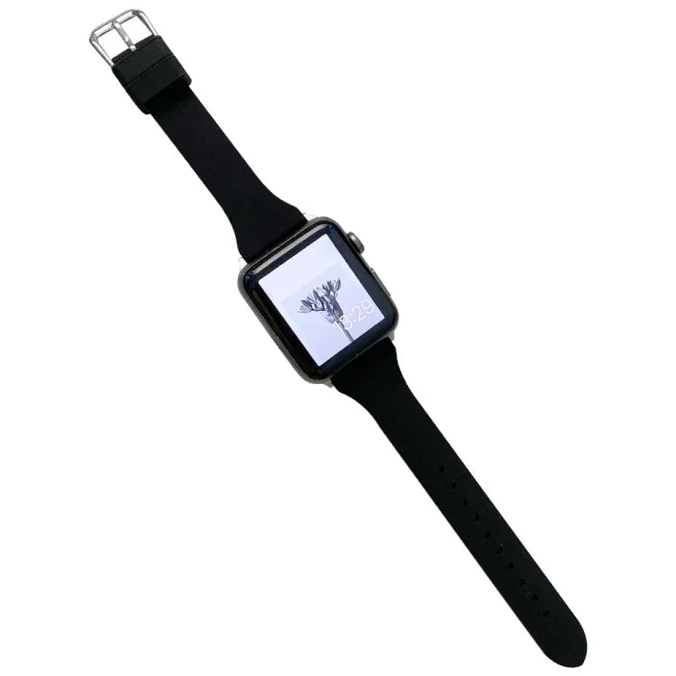 สายซิลิโคนขนาดเอวเล็กสำหรับ Apple Watch Series, 7 41mm / 6&SE&5&4 40mm / 3&2&1 38mm, 7 45mm / 6&SE&5&4 44mm / 3&2&1 42mm