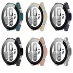 เคสใส่หน้าปัดนาฬิกา PC พร้อมกระจกนิรภัย สำหรับ Samsung Galaxy Watch4 40 มม. สำหรับ Samsung Galaxy Watch4 44 มม.