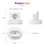 A001 ที่วางชาร์จซิลิโคน 3 ใน 1 สำหรับ iPhone / iWatch / AirPods