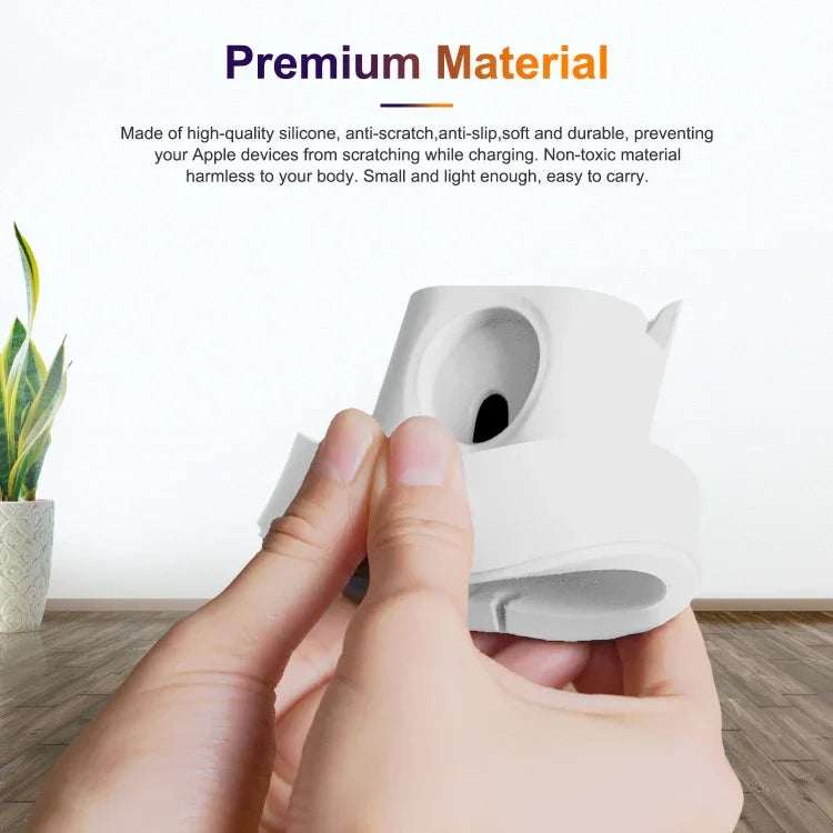 A001 ที่วางชาร์จซิลิโคน 3 ใน 1 สำหรับ iPhone / iWatch / AirPods
