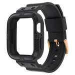 สายสปอร์ตคาร์บอนไฟเบอร์แบบบูรณาการสำหรับ Apple Watch Series, 7 41mm / 6&SE&5&4 40mm / 3&2&1 38mm, 7 45mm / 6&SE&5&4 44mm / 3&2&1 42mm