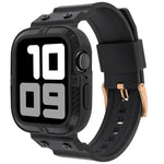 สายสปอร์ตคาร์บอนไฟเบอร์แบบบูรณาการสำหรับ Apple Watch Series, 7 41mm / 6&SE&5&4 40mm / 3&2&1 38mm, 7 45mm / 6&SE&5&4 44mm / 3&2&1 42mm
