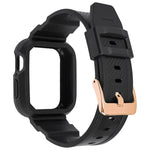 สายสปอร์ตคาร์บอนไฟเบอร์แบบบูรณาการสำหรับ Apple Watch Series, 7 41mm / 6&SE&5&4 40mm / 3&2&1 38mm, 7 45mm / 6&SE&5&4 44mm / 3&2&1 42mm