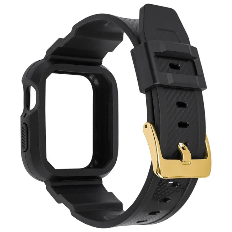 สายสปอร์ตคาร์บอนไฟเบอร์แบบบูรณาการสำหรับ Apple Watch Series, 7 41mm / 6&SE&5&4 40mm / 3&2&1 38mm, 7 45mm / 6&SE&5&4 44mm / 3&2&1 42mm