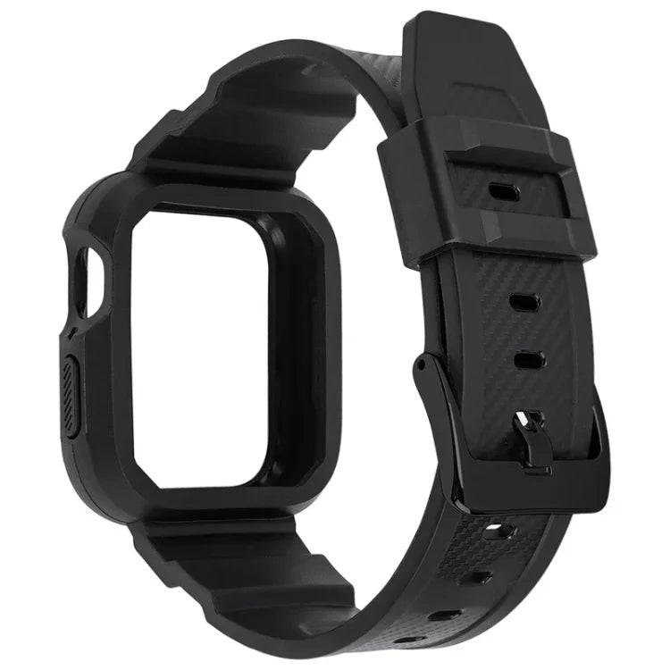 สายสปอร์ตคาร์บอนไฟเบอร์แบบบูรณาการสำหรับ Apple Watch Series, 7 41mm / 6&SE&5&4 40mm / 3&2&1 38mm, 7 45mm / 6&SE&5&4 44mm / 3&2&1 42mm