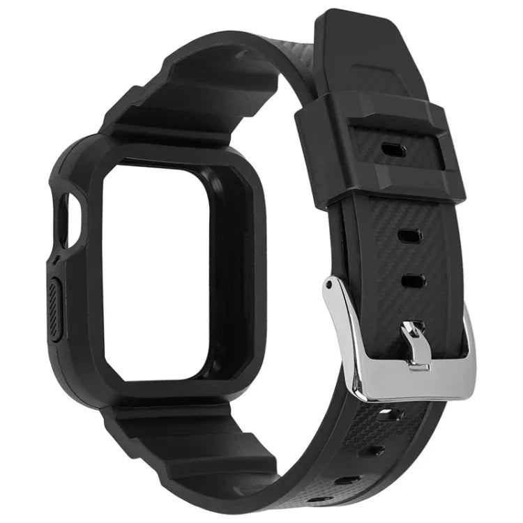 สายสปอร์ตคาร์บอนไฟเบอร์แบบบูรณาการสำหรับ Apple Watch Series, 7 41mm / 6&SE&5&4 40mm / 3&2&1 38mm, 7 45mm / 6&SE&5&4 44mm / 3&2&1 42mm