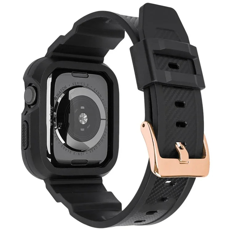 สายสปอร์ตคาร์บอนไฟเบอร์แบบบูรณาการสำหรับ Apple Watch Series, 7 41mm / 6&SE&5&4 40mm / 3&2&1 38mm, 7 45mm / 6&SE&5&4 44mm / 3&2&1 42mm