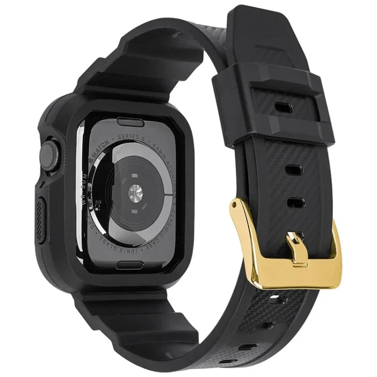 สายสปอร์ตคาร์บอนไฟเบอร์แบบบูรณาการสำหรับ Apple Watch Series, 7 41mm / 6&SE&5&4 40mm / 3&2&1 38mm, 7 45mm / 6&SE&5&4 44mm / 3&2&1 42mm