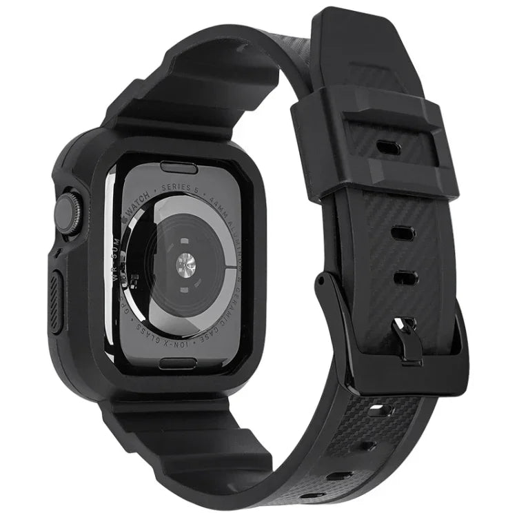 สายสปอร์ตคาร์บอนไฟเบอร์แบบบูรณาการสำหรับ Apple Watch Series, 7 41mm / 6&SE&5&4 40mm / 3&2&1 38mm, 7 45mm / 6&SE&5&4 44mm / 3&2&1 42mm