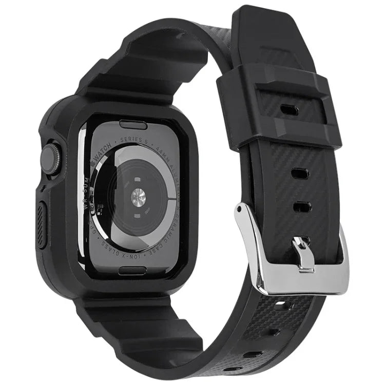 สายสปอร์ตคาร์บอนไฟเบอร์แบบบูรณาการสำหรับ Apple Watch Series, 7 41mm / 6&SE&5&4 40mm / 3&2&1 38mm, 7 45mm / 6&SE&5&4 44mm / 3&2&1 42mm
