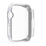 เคส PC เพชร + กระจกนิรภัยสำหรับ Apple Watch Series 7 41 มม. 7 45 มม.